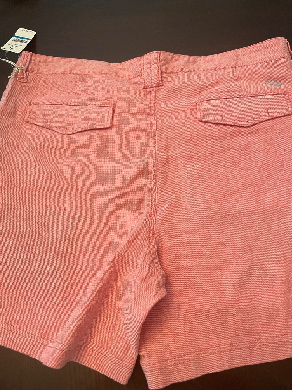 Tommy Bahama NWT Coral Linen-Blend Shorts - Picture 3 of 9